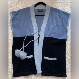 Vintage sweater vest cardigan